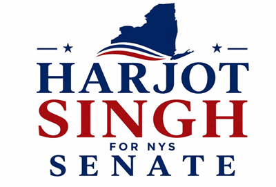 Harjot Singh for NYS Senate logo
